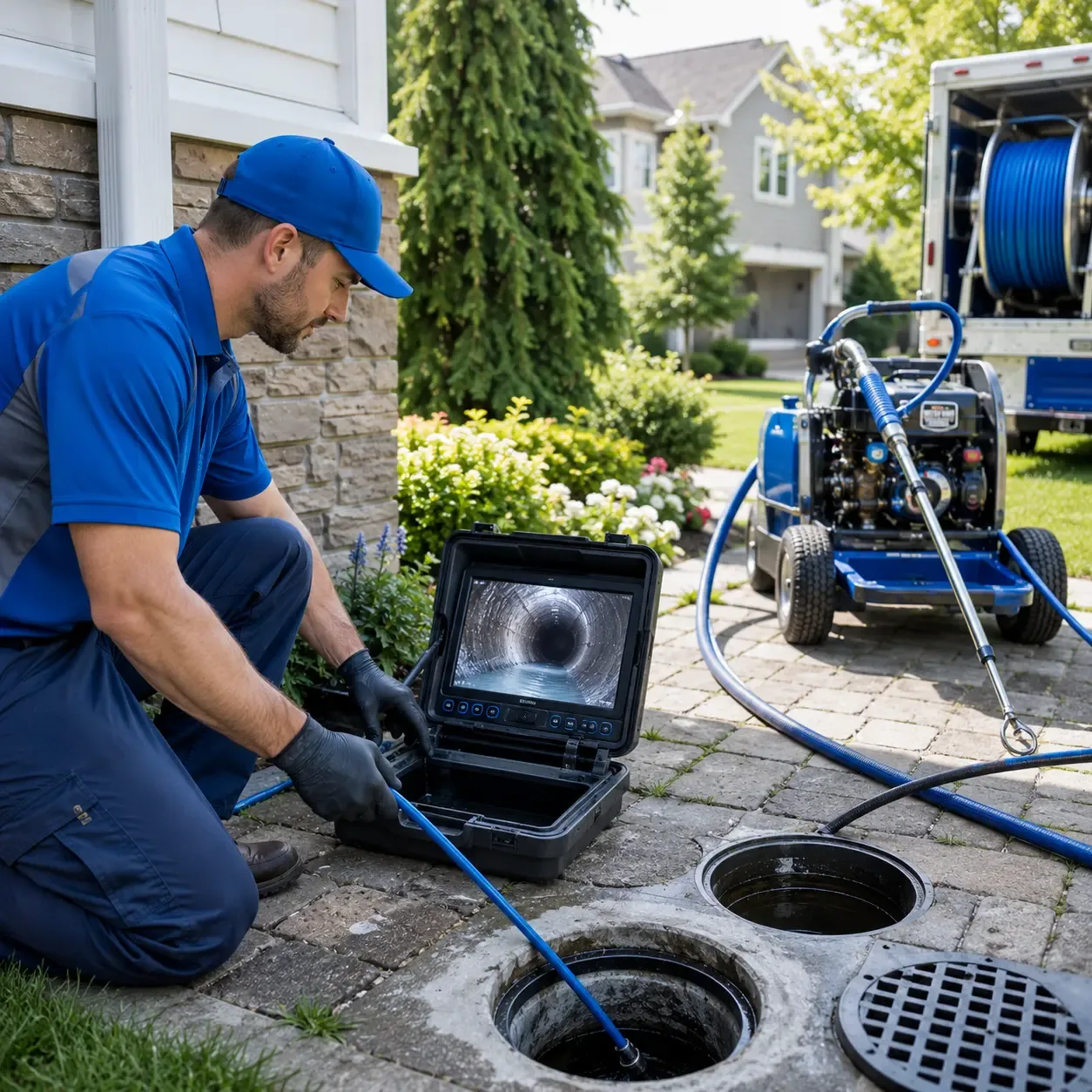 Outdoor drain cleaning professionals serving Clarksville, NY