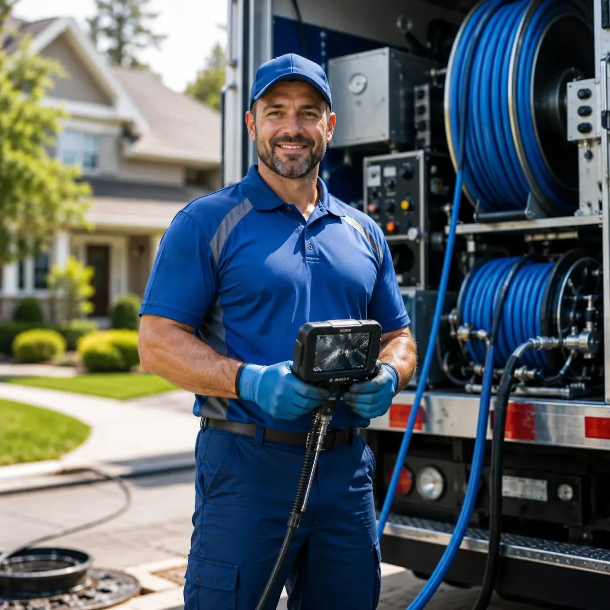 Local outdoor drain cleaning specialists in Clarksville, NY